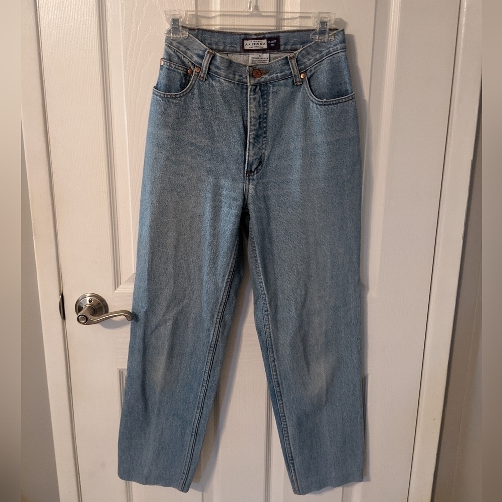 Arizona‎ Classic Fit 100% Cotton Light Wash Jeans Size 3 Length 38